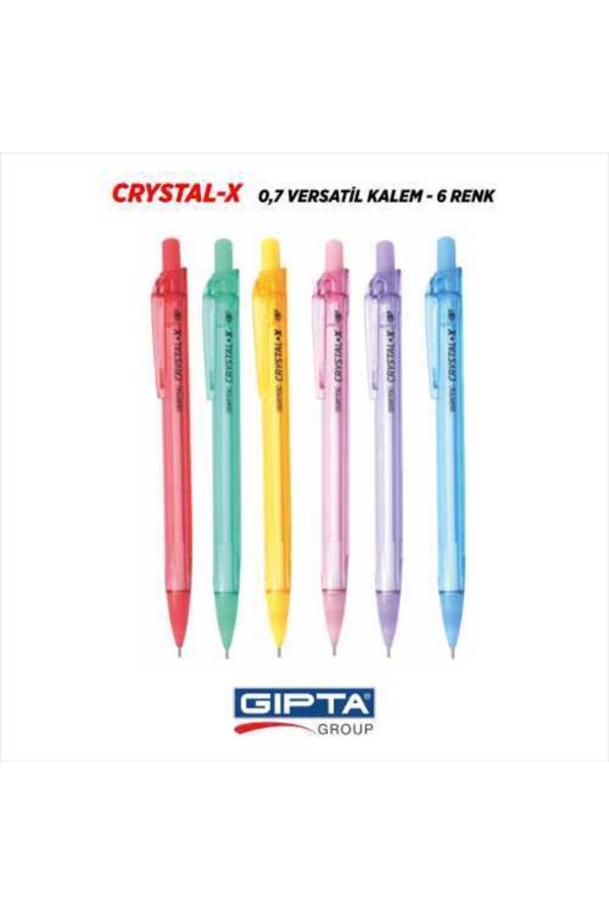 Gıpta-Crystal-x 0.7 Nib Versatil Pen 6 Pieces (k1930) 1