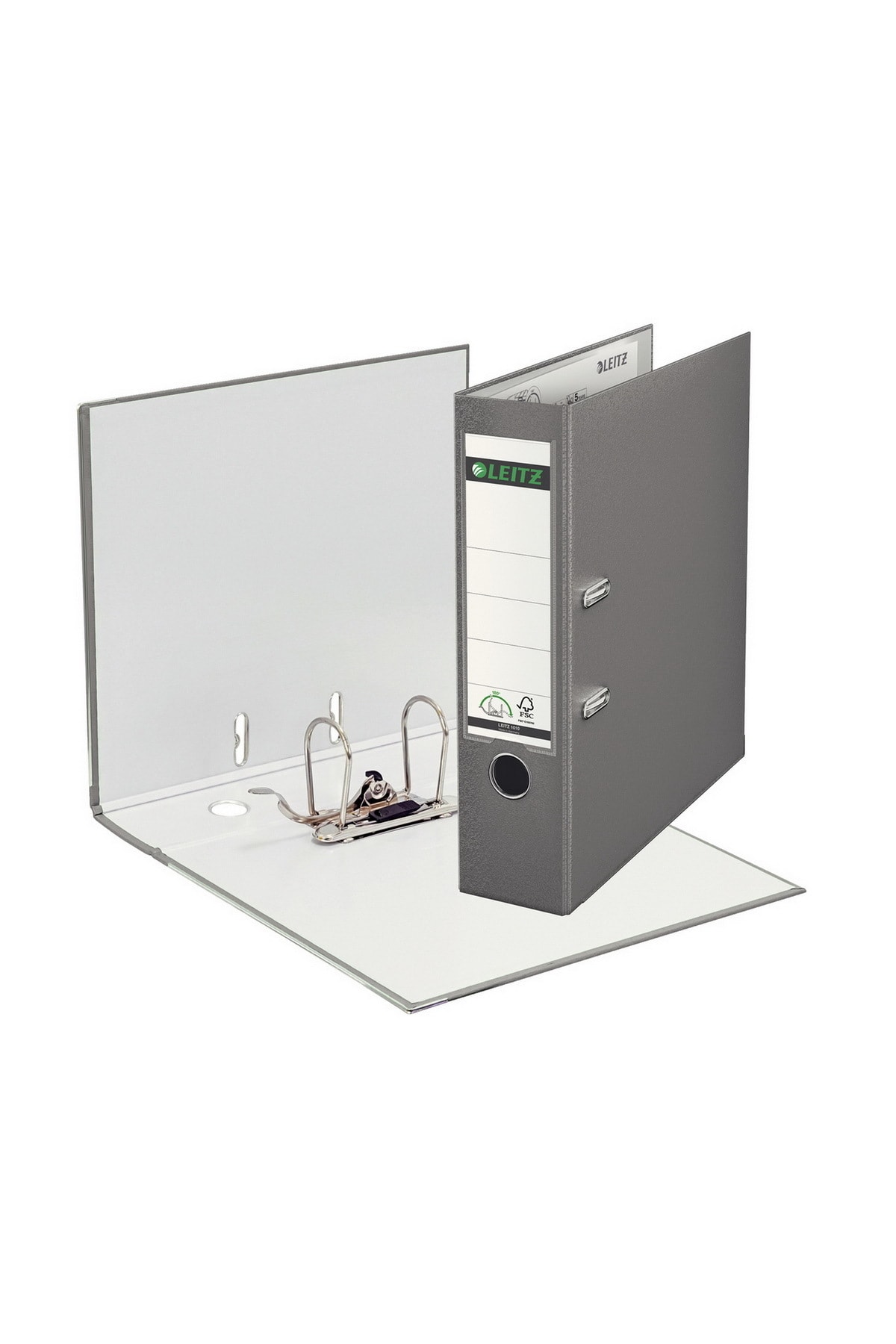 Leitz Geniş Plastik Klasör (1010) Gri 1 Adet