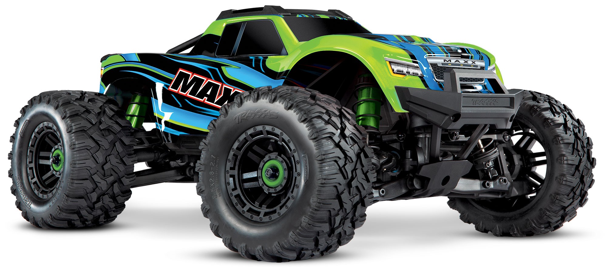 TRAXXAS Maxx 4s 60mhp+ Yeşil Monster 