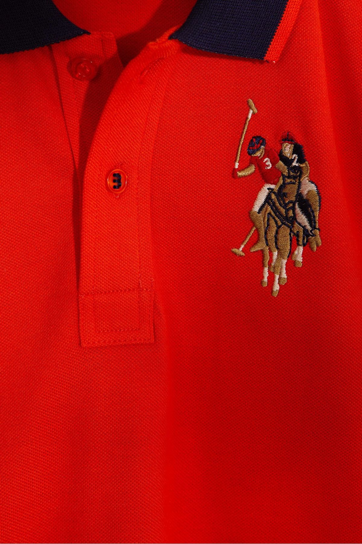 U.S. Polo Assn. تیشرت پسرانه قرمز