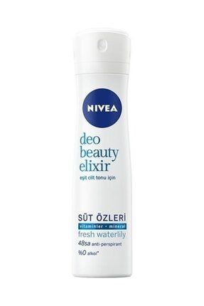 Nivea Deo Beauty Elixir Sut Ozleri Fresh Waterlily Kadin Roll On Trendyol