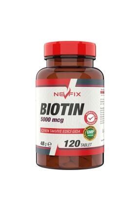 Biotin 5000 Mcg 120 Tablet Yur1004