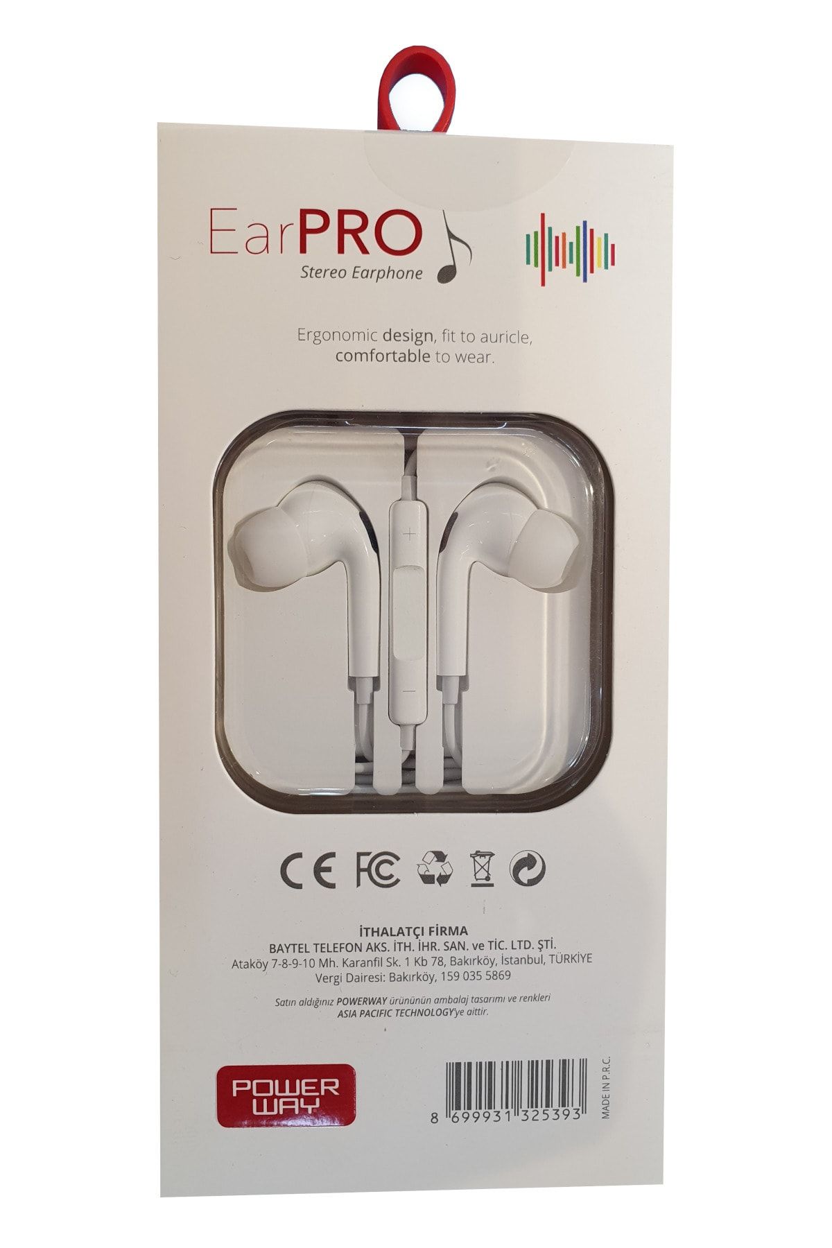 powerway earpro mikrofonlu stereo