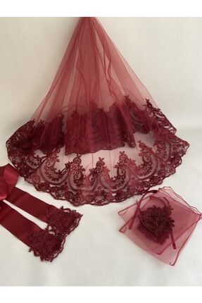 hayalperest boncuk bordo cicekli kina