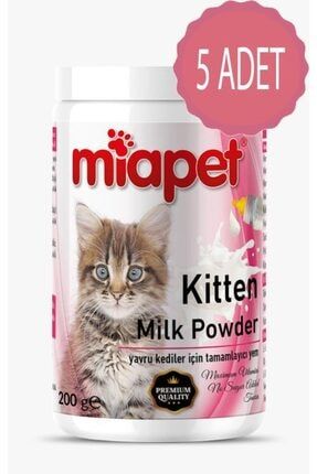 Kutulu Kitten Milk Powder Yavru Kedi Süt Tozu 200 Gr 5'li 86815200026865