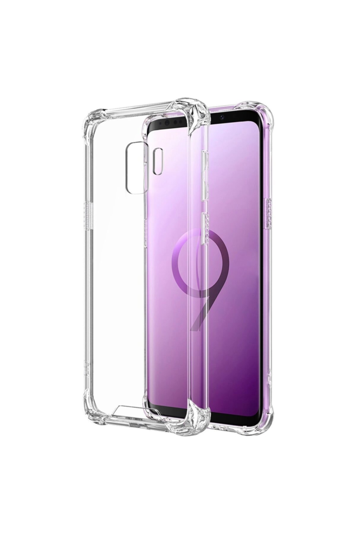 Samsung Galaxy S9 Şeffaf Airbag Antishock Köşe Korumalı Silikon Kılıf