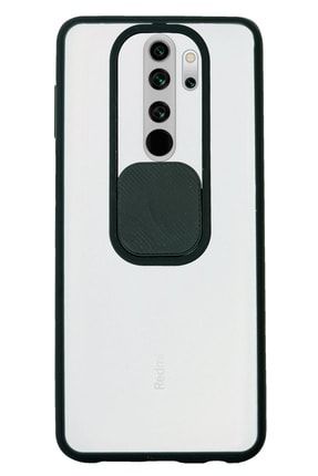 Xioami Redmi Note 8 Pro Slayt Kamera Lens Korumalı Siyah Telefon Kılıfı kamerakoruyucunote8pro