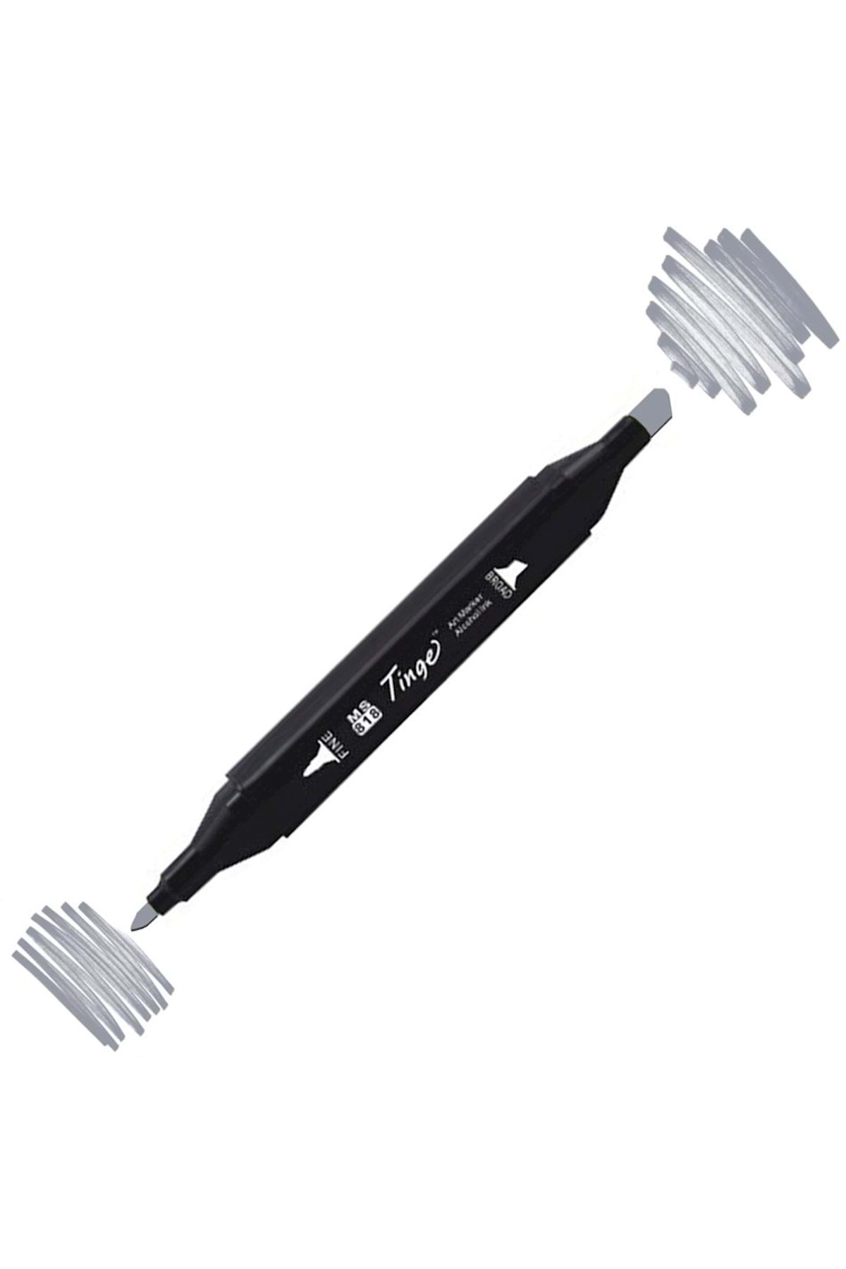 Twin Double Tip Marker Pen Cg5 Cool Grey