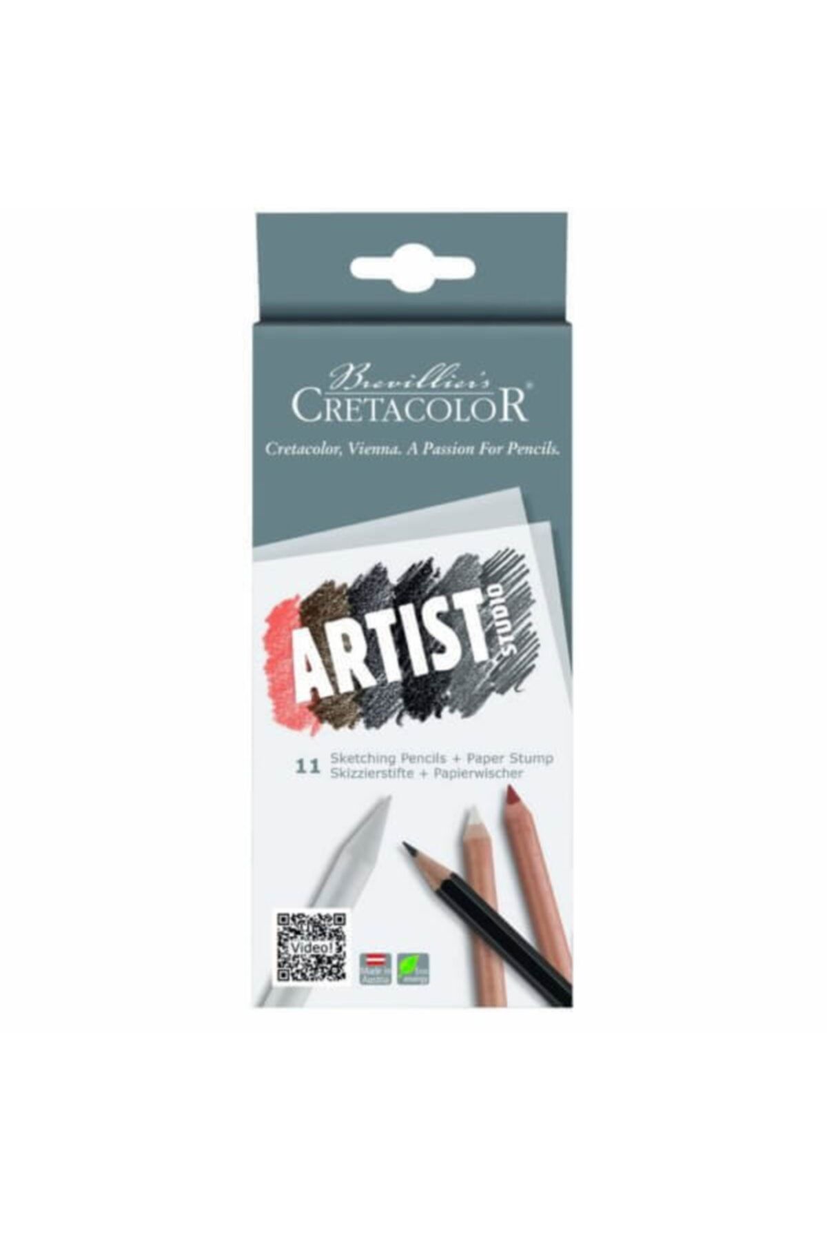 cretacolor artist studio 101 kara kalem