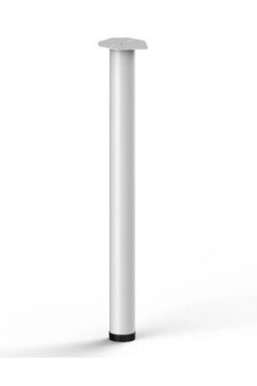 Masa Ayağı 71-74 Cm Ayarlı Ø60mm Çap Metal Beyaz Renk TMP71-BYZ