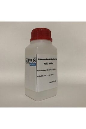 Potasyum Klorür Çözeltisi 3 m Koruma Sıvısı LKPK250ML