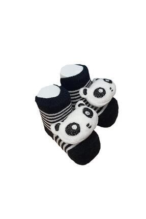 Unisex Bebek Siyah Çıngıraklı Çorap AK-B025SE168340