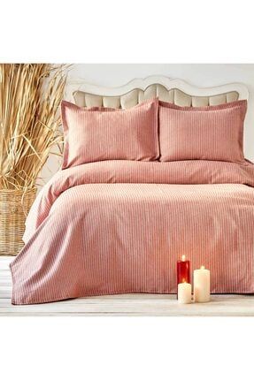 Yatas Bedding Fidel Puskullu Cift Kisilik Yatak Ortusu Mercan Trendyol