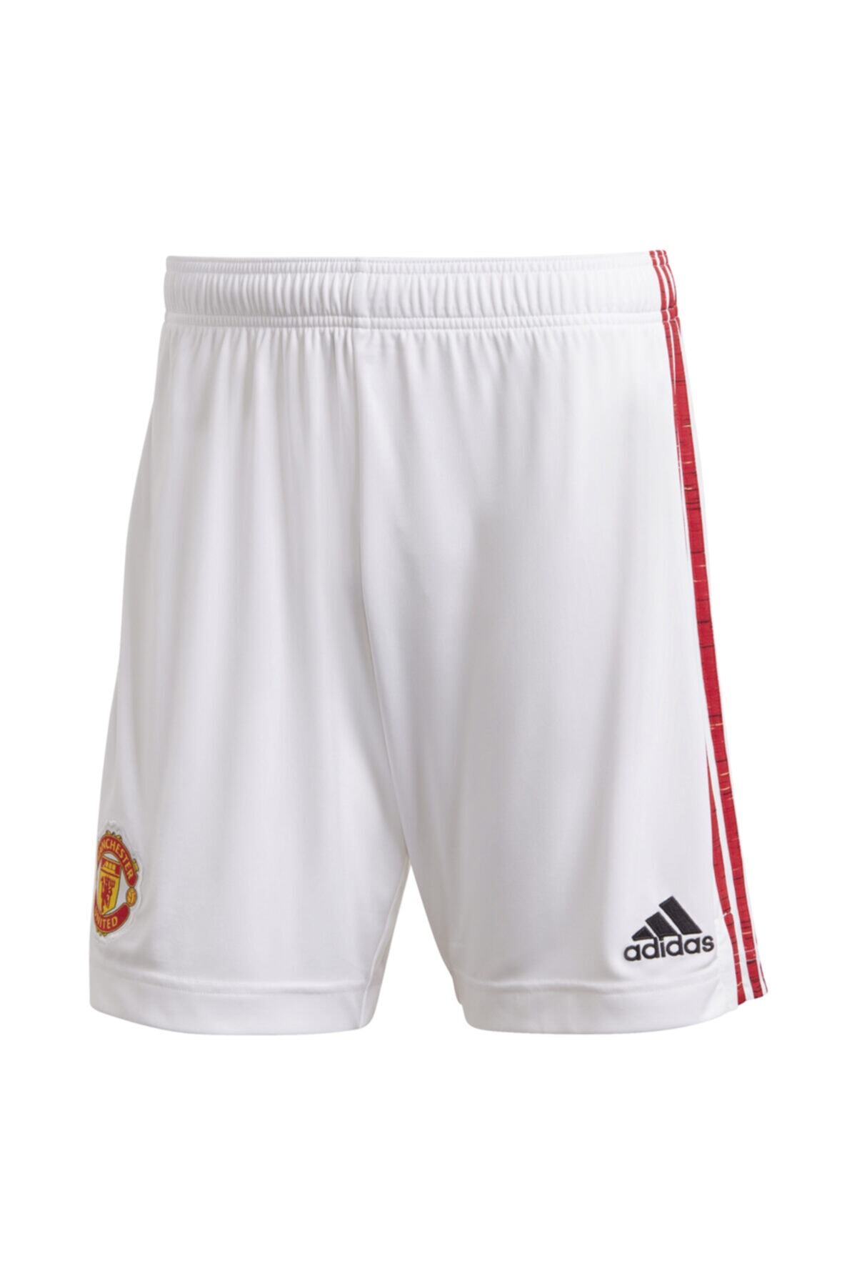 شلوارک ورزشی آدیداس مردانه منچستر یونایتد سفید Adidas