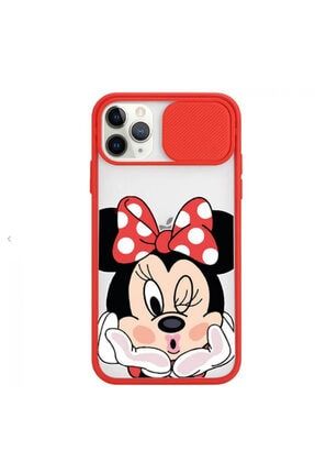 Iphone 11 Uyumlu Kamera Korumalı Kılıf Minnie Mouse Tasarımlı efwr43ervdf