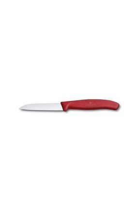 Soyma Bıçağı 8cm Düz Fibrox Kırmızı 6.7401 500.01.01.5646