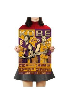 Kobe Bryant Vintage Kraft Poster - 33x48cm CaphKobe