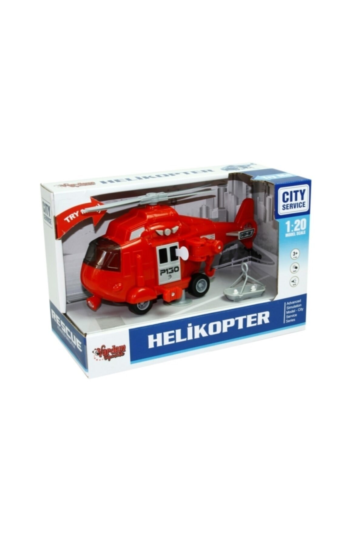 1:20 Friction Sound Light Helicopter