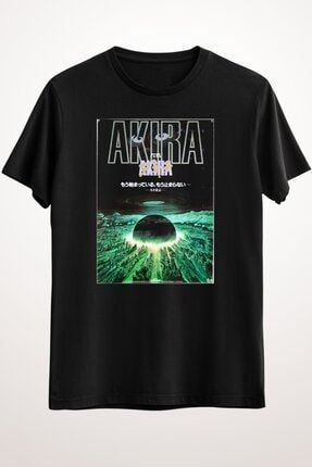Erkek Siyah Akira B1 Japanese Movie Poster Classic T-shirt GR1095