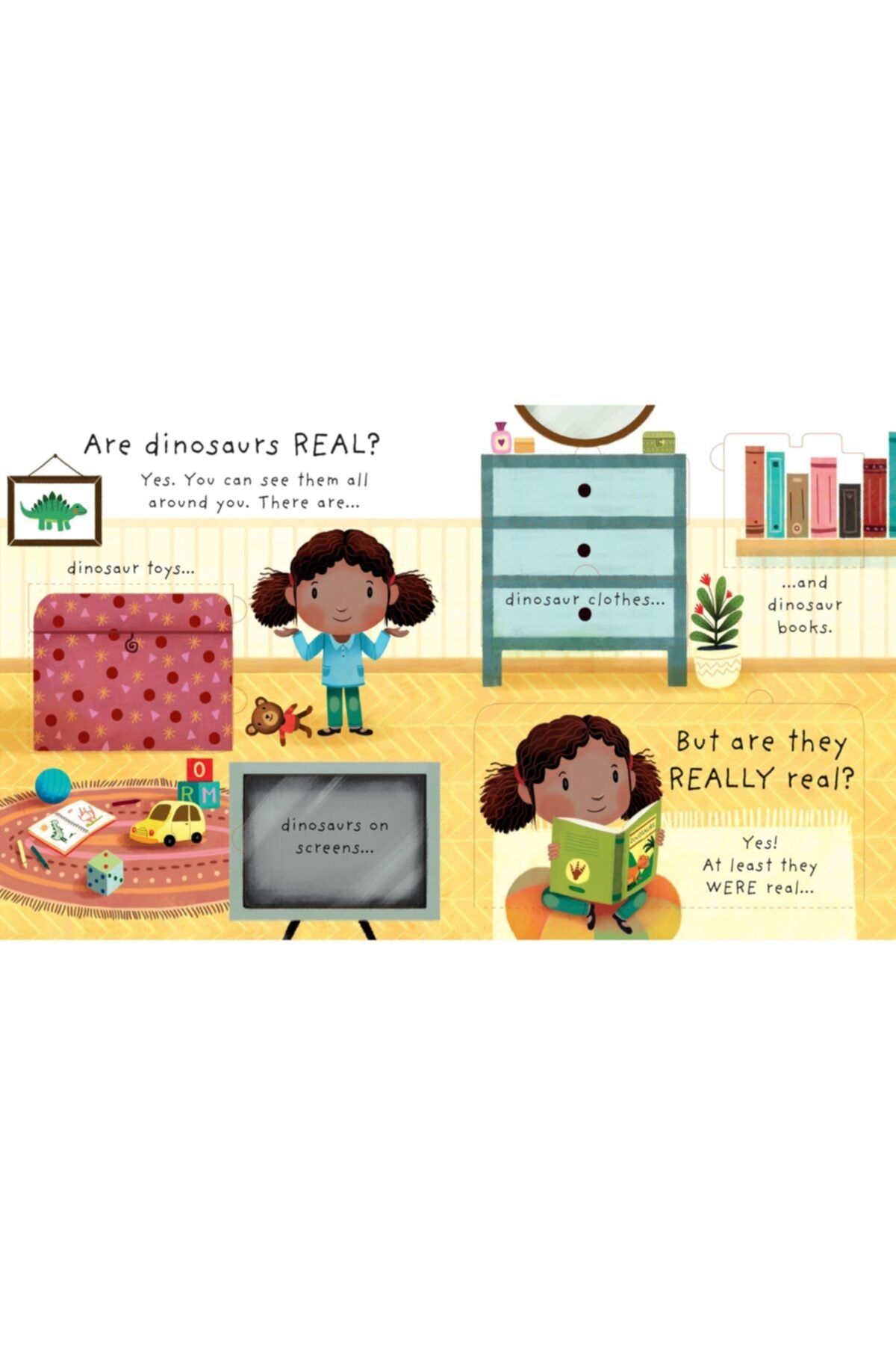 Usborne-Lift-the-flap Very First Questions And Answers Are Dinosaurs Real? 2