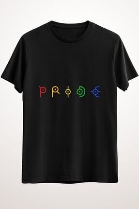 Erkek Siyah Pride Unown Long T-shirt GR2279