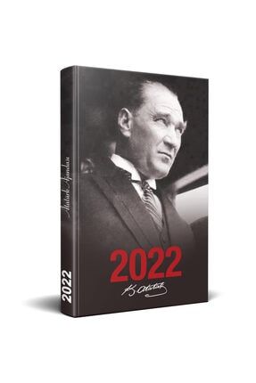 2022 Atatürk Ajanda Portre - Siyah 6010614264266
