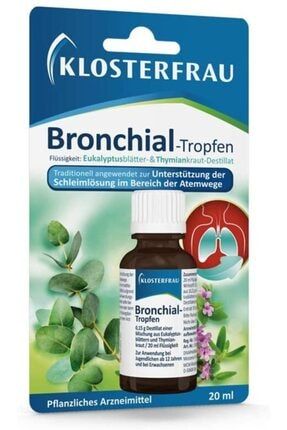 Bronchial-tropfen 20 Ml Menşei Almanya 400861719876