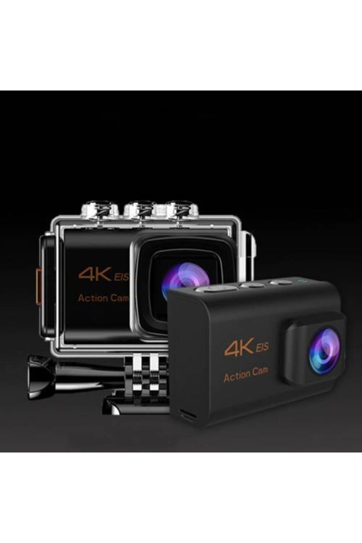 Ks-502 Aksiyon Kamerası Mikrofonlu 4k Ultra Hd Su Geçirmez