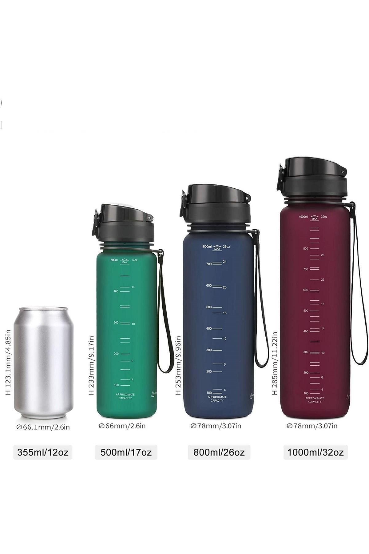 قمقمه ورزشی آبی 800ml new size boy 25 cm trant water bpa عطر بدون نشت 3053 Uzspace