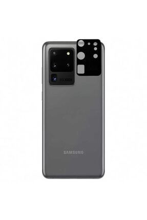 Samsung Galaxy S20 Ultra G988 Uyumlu Kırılmaz Kamera Lens Koruyucu Komple Koruyucu Cam Cemlens27