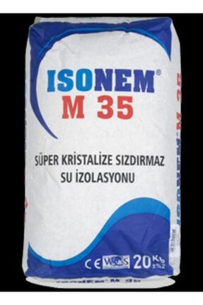 Isonem M 35 Süper Kristalize Sızdırmaz Su Yalıtım Malzemesi 20 Kg 134 050 ADT