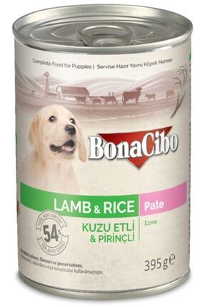 Bonacibo Ezme Kuzu Etli Pirinçli Yaş Yavru Köpek Maması 395 Gr BonaCibo30