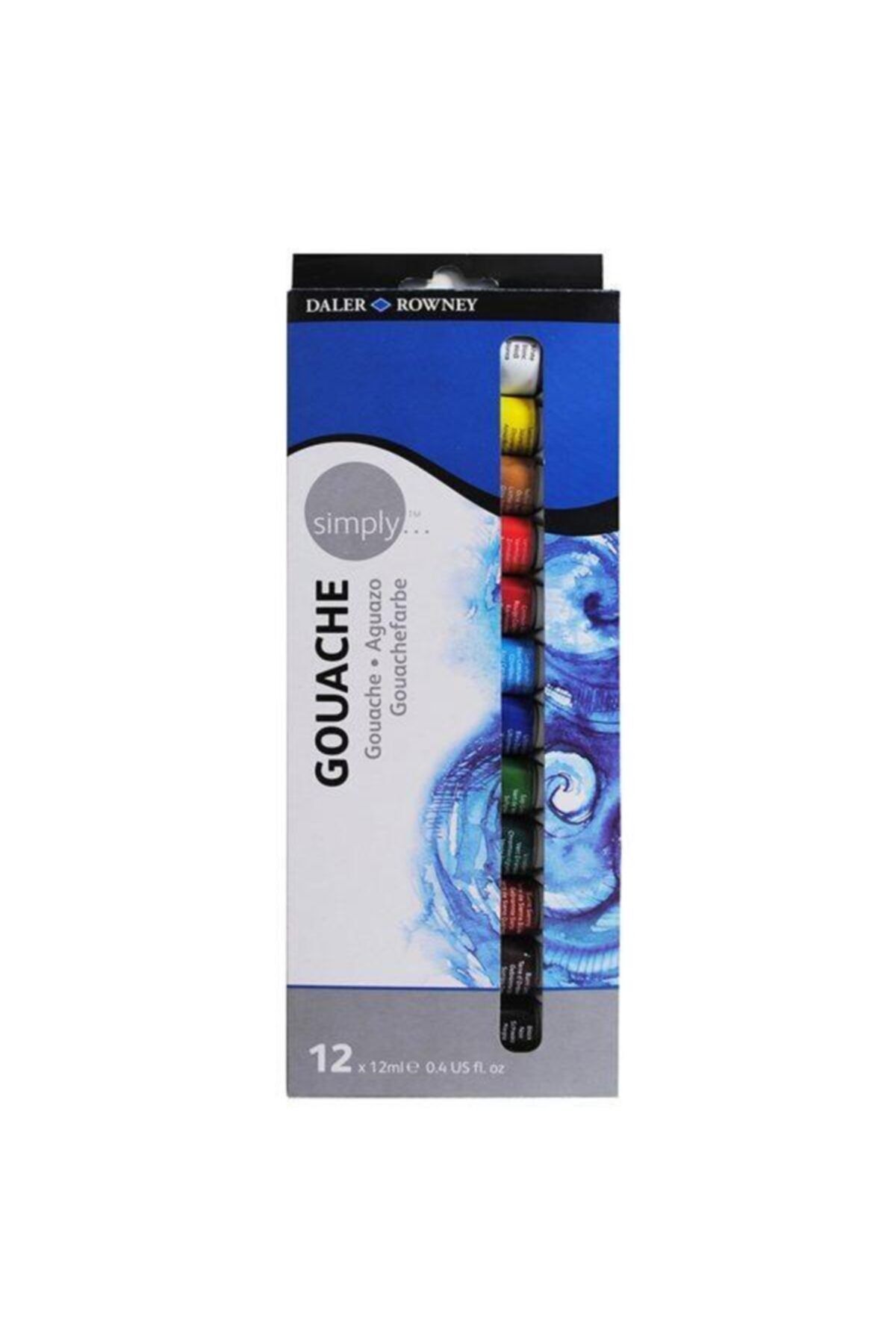 Daler Rowney Simply Guaj Boya Seti 12x12ml