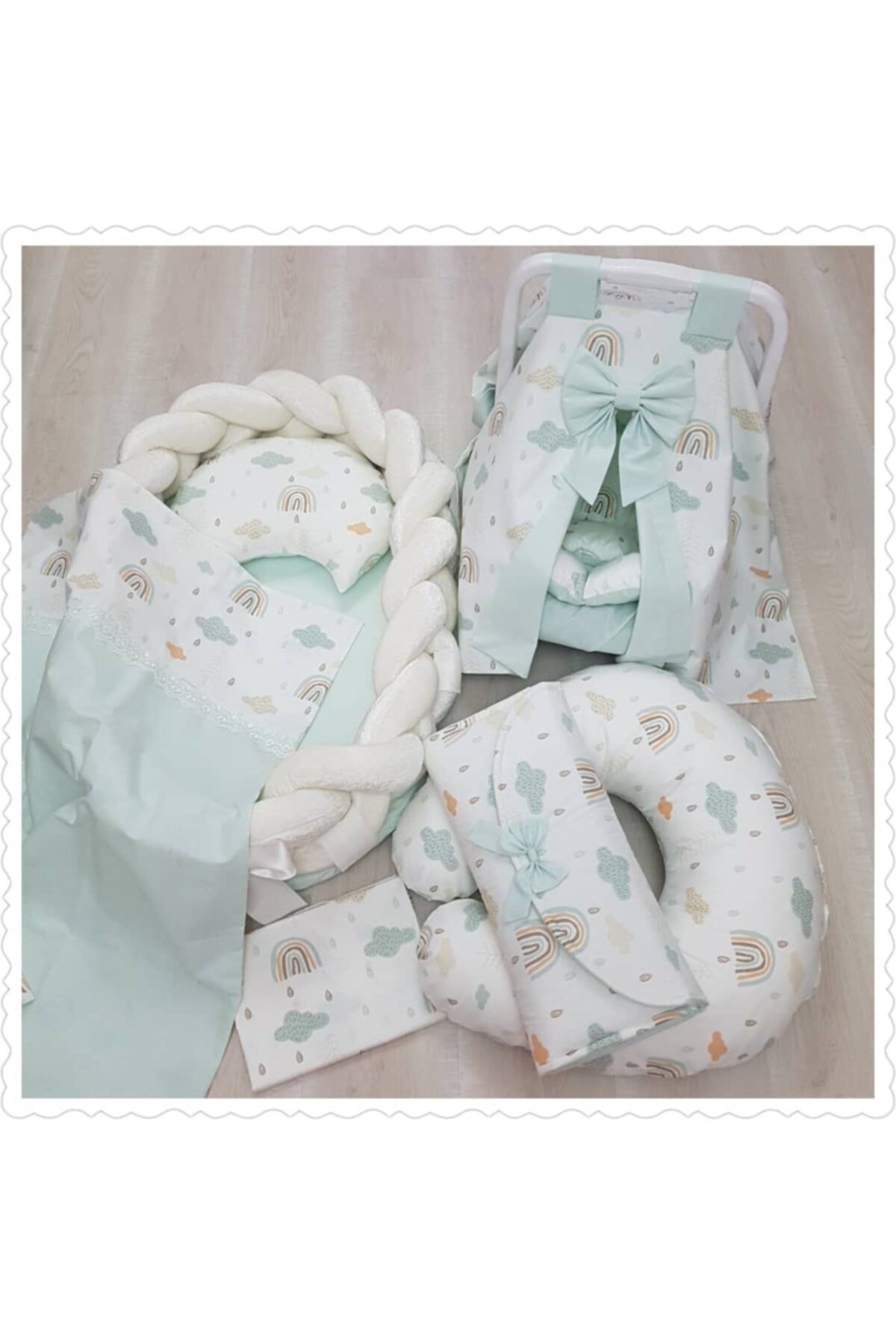 Hayalperest Babynest Gökkuşağı Desenli 9 Set
