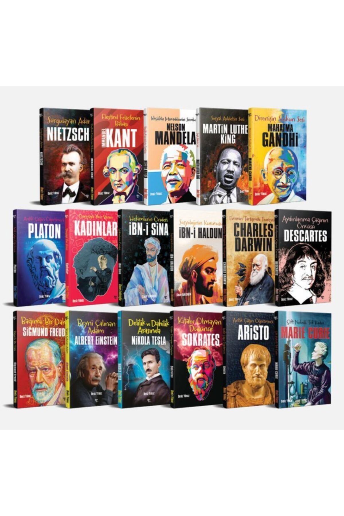 Halk Kitabevi Dünyayı Değiştiren İnsanlar Seti - 17 Kitap