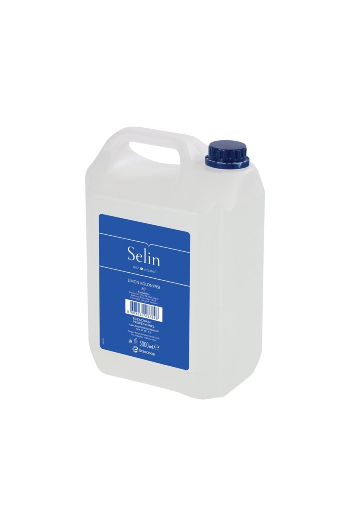 ادکلن لیمویی 5 لیتری 1 سفید Selin