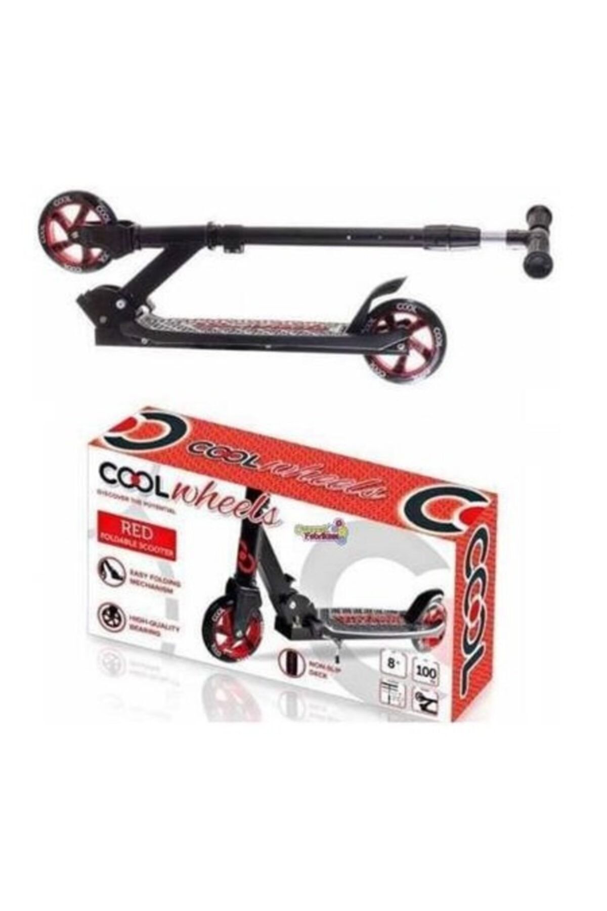 Furkan Fr58376 Cool Wheels 8 Scooter (KIRMIZI) Oyuncak
