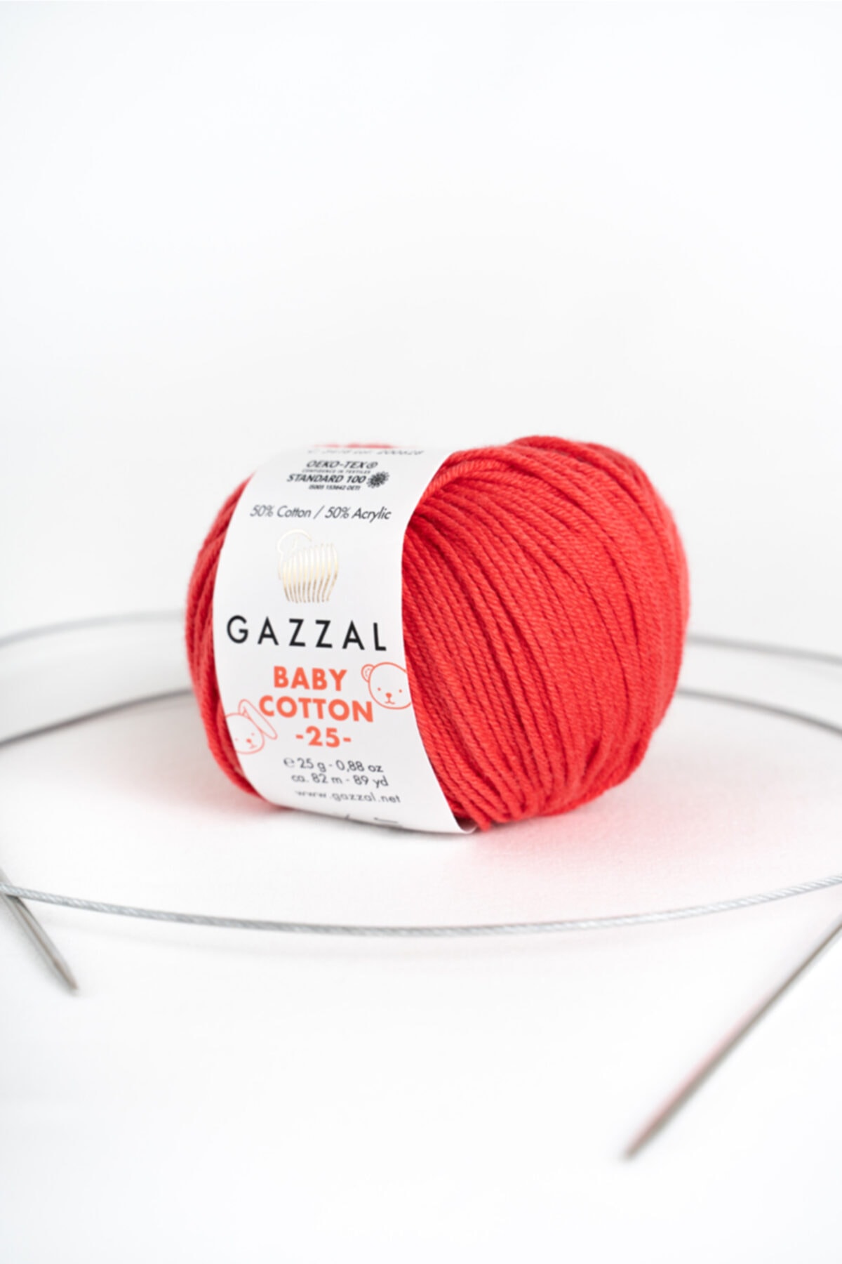 Gazzal Baby Cotton 25 gr Amigurumi, Punch El Örgü Ipligi Taka Yarn