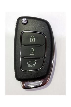 Hyundai Accent - I20 - I30 Sustalı Kumanda Kabı 3 Buton Orijinal Logolu Toy48 AE2154