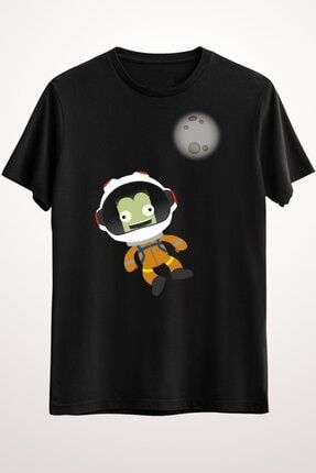 Erkek Siyah Mún Or Bust! Kerbal Space Program Essential T-shirt GR1955