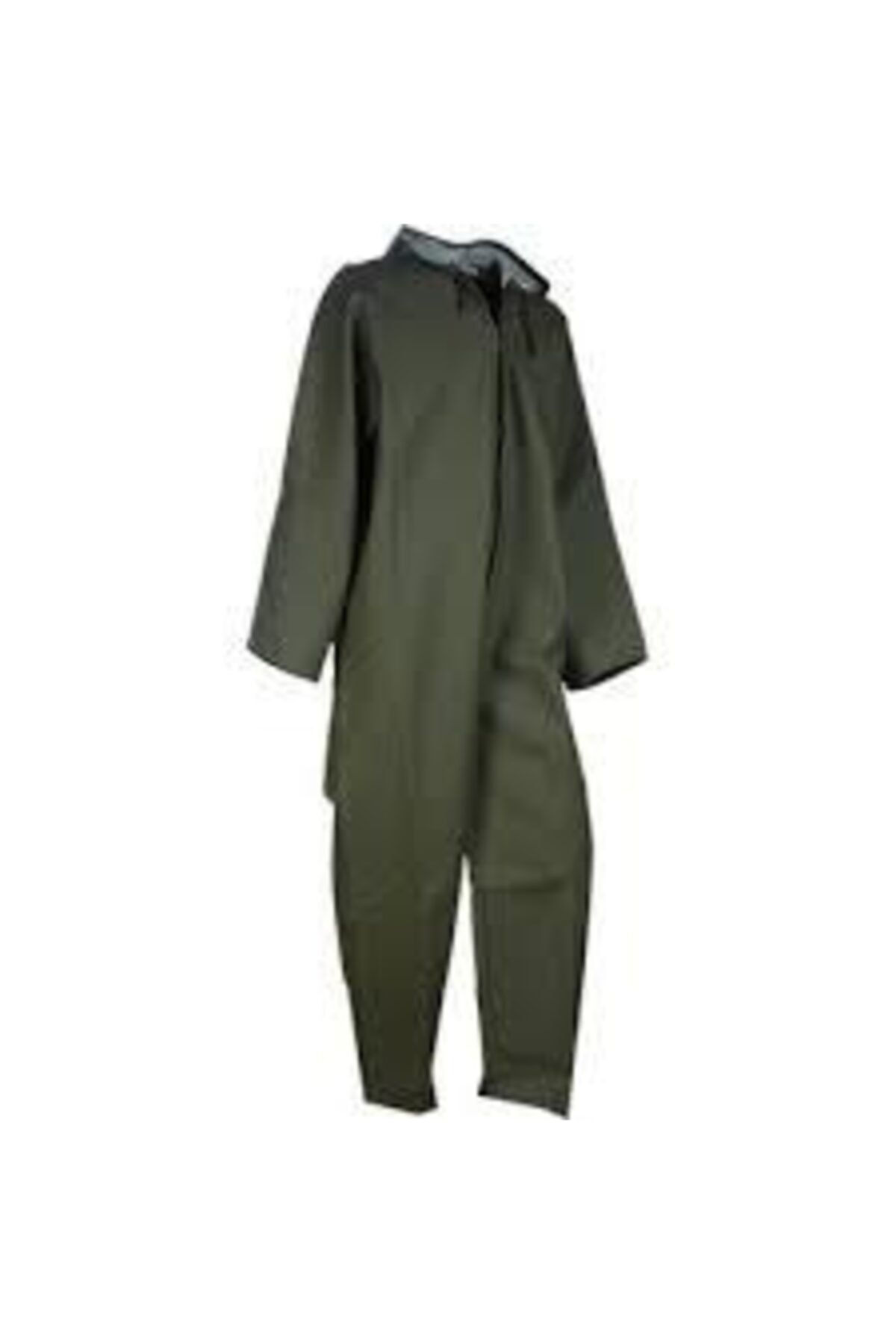 Redro Home-Waterproof Length Overalls Hooded Raincoat Overalls with Zipper on the Front and Placket 2
