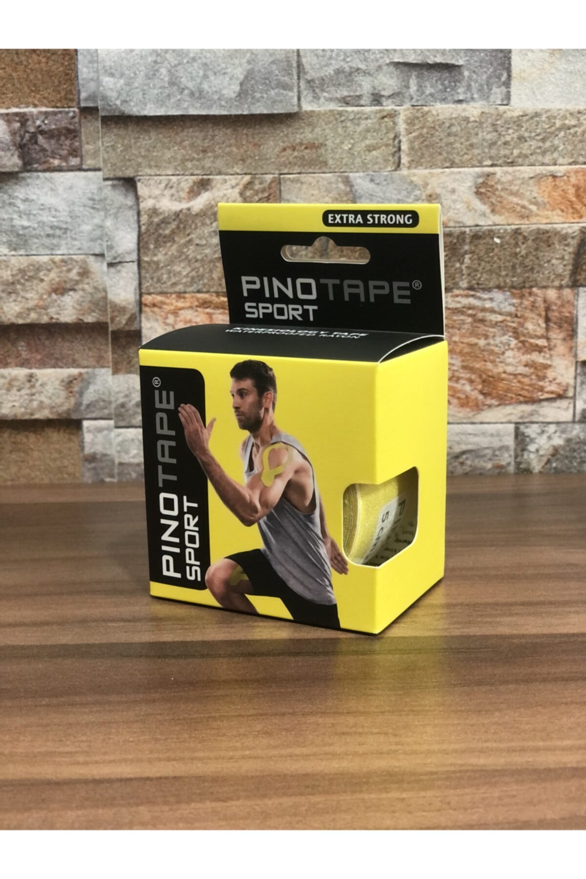 PinoTape Pıno-tape Sports Kınesılogy Tape-ağrı Bandı Sarı 5m*5cm
