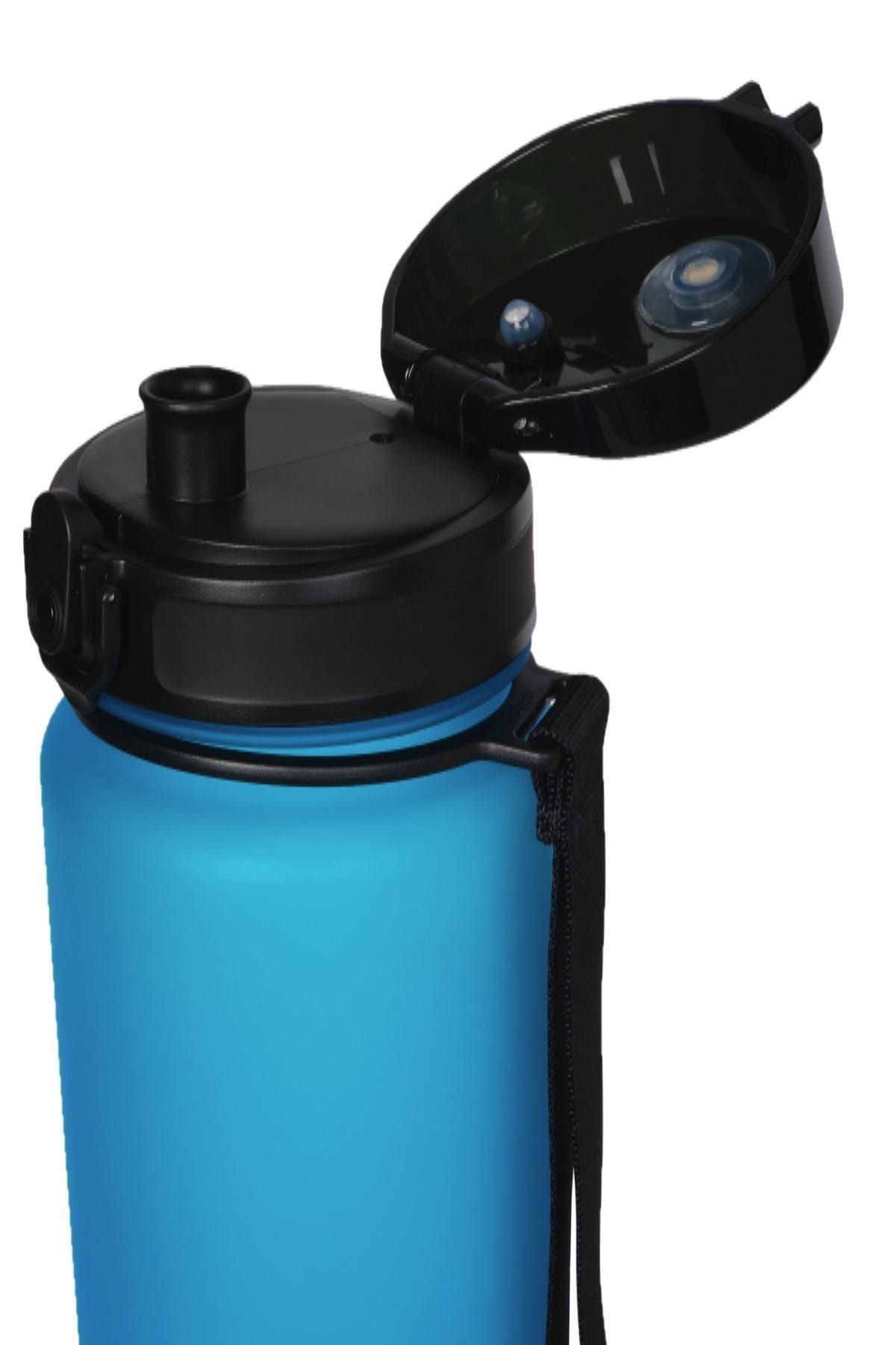 قمقمه ورزشی آبی اندازه 800 میل آب Tritan جریان BPA بدون بندی بو Uzspace