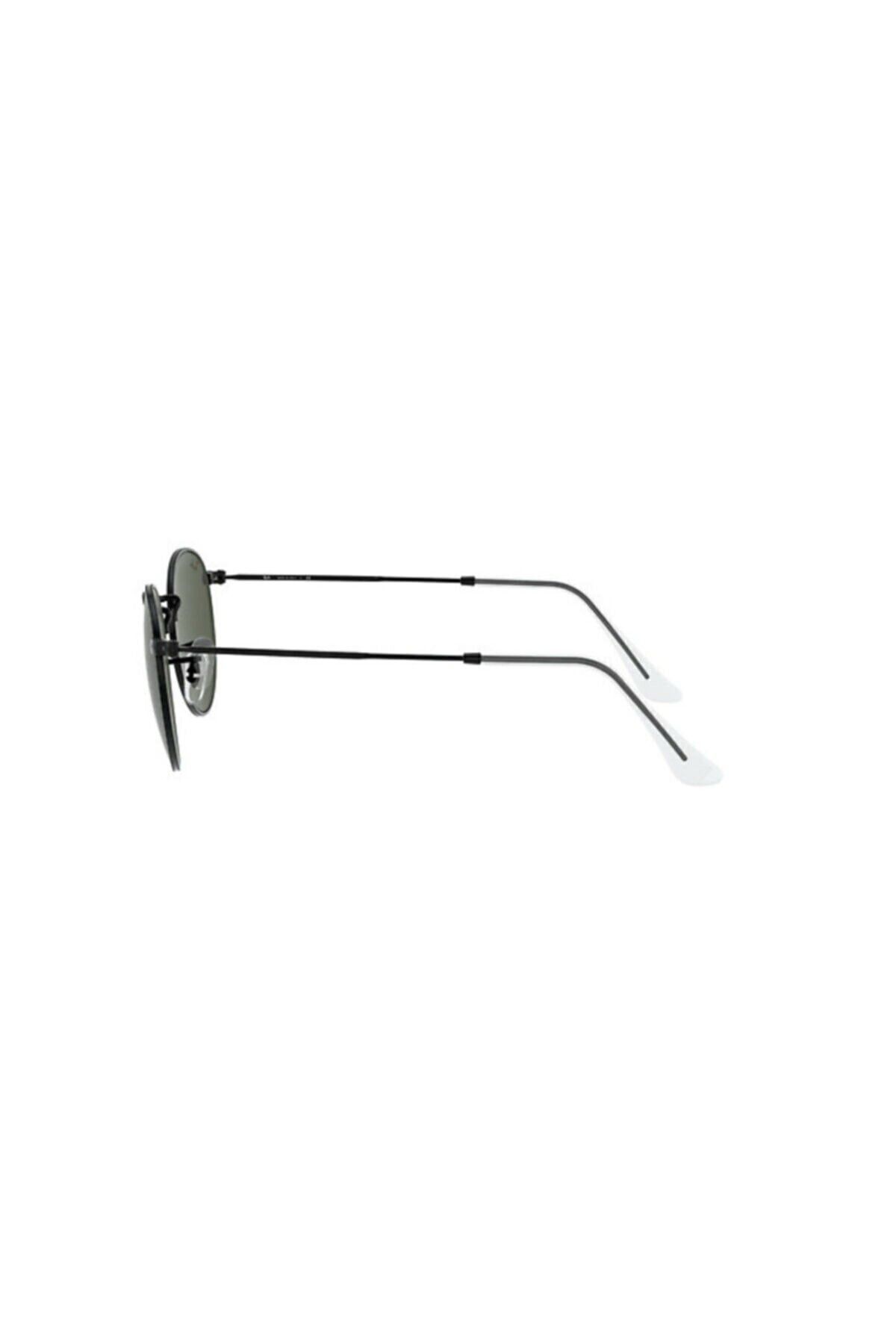 عینک آفتابی مشکی مردانه و زنانه Rayban RB 3447 ROUND METAL 9199 31 50 21 145 3n Ray-Ban
