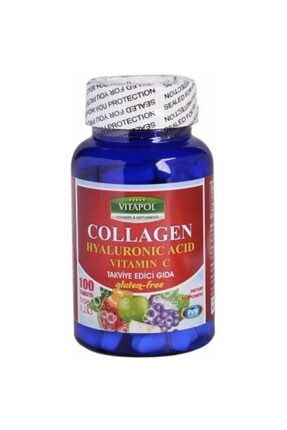Collagen Hyaluronic Acid Vitamin C 100 Tablet Skt Ağustos 2024 Aromasız Z45