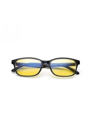 Bilgisayar Oyuncu Gözlüğü Unisex Gözlük Dinlendirici Pc Anti Radyasyon Gözlük Mavi Işın Gözlüğü Sarı Cam İnce C41