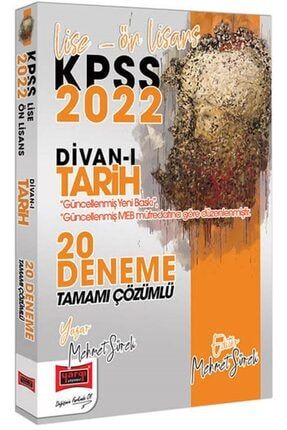 2022 Kpss Lise Ön Lisans Divanı Tarih Tamamı Çözümlü 20 Deneme TYC00256269793