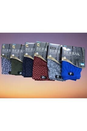 Erkek Ince Lastikli Sıkmayan Kumaşlı Modal Boxer 5'li Boxer BRRAK.BOX
