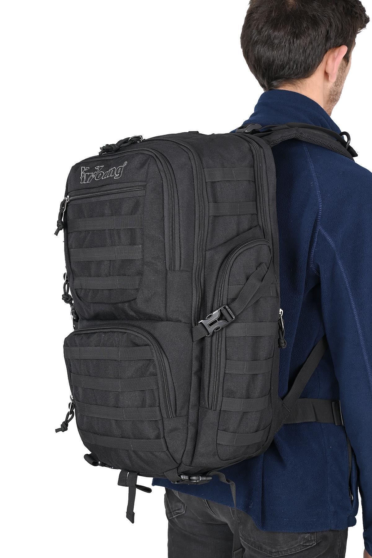 کوله پشتی زنانه مشکی YOUNG | young51029 اورجینال - تصویر 2