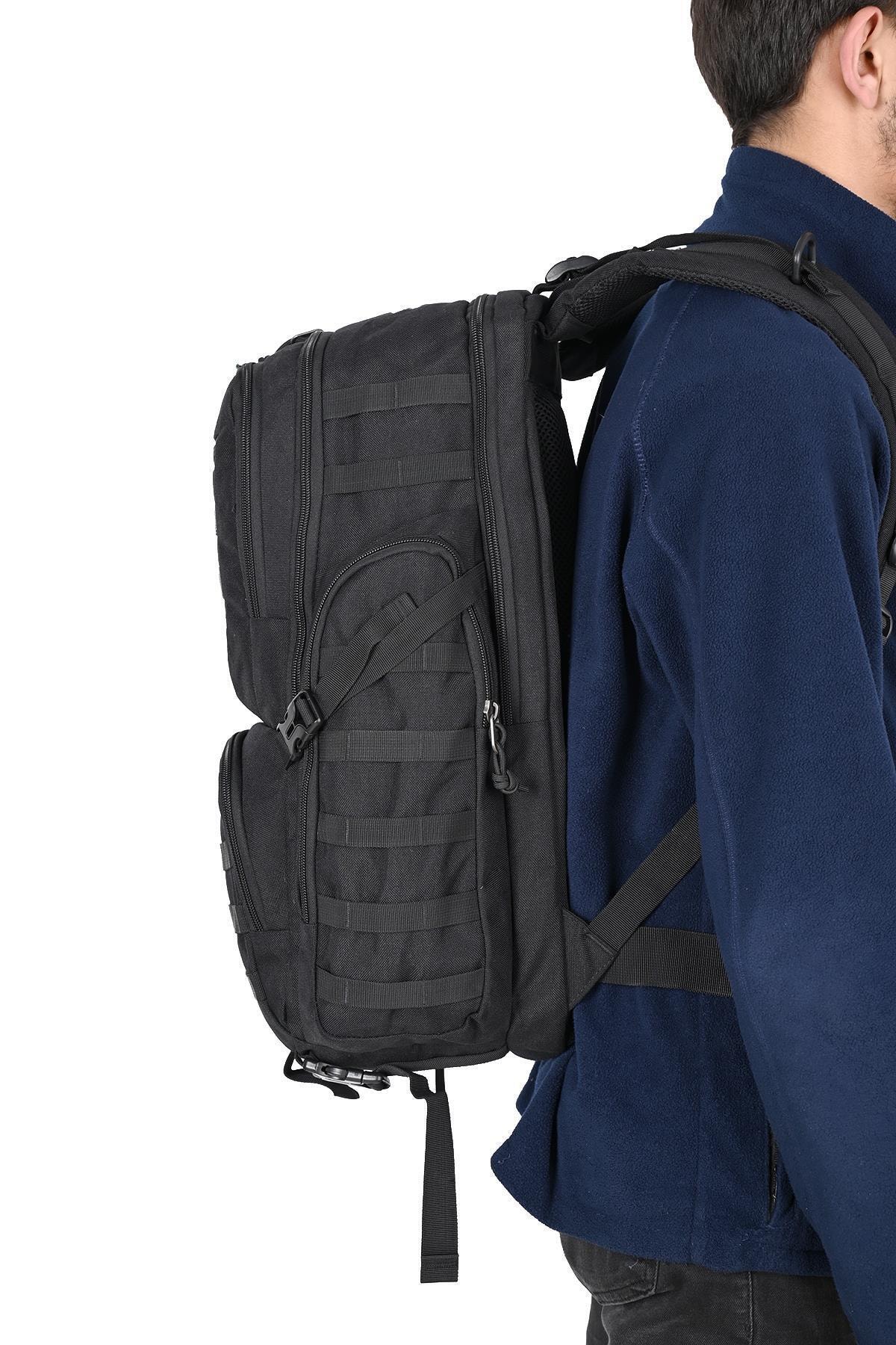 کوله پشتی زنانه مشکی YOUNG | young51029 اورجینال - تصویر 4